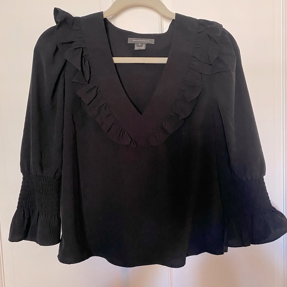 French Connection Ruffle Top - Picture 6 of 7